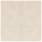 Tappeto Shaggy Antiscivolo Crema 120 x 120 cm PP