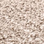 Tappeto Shaggy Antiscivolo Crema 120 x 120 cm PP