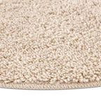 Tappeto Shaggy Antiscivolo Crema 120 x 120 cm PP