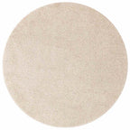 Tappeto Shaggy Antiscivolo Crema 120 x 120 cm PP