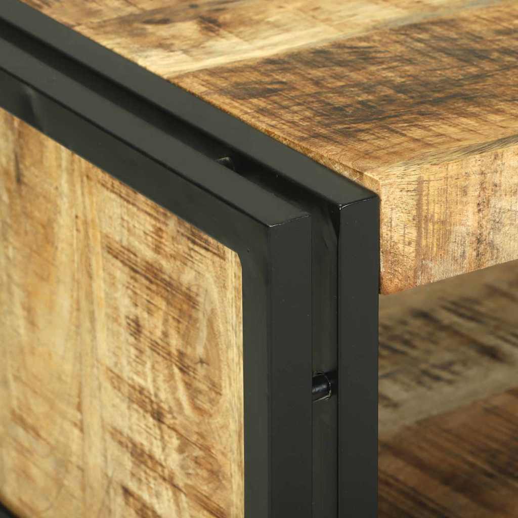 Tavolino da salotto 120 x 50 x 38 cm Legno di mango massello