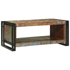 Tavolino da salotto 90 x 50 x 38 cm Legno Recuperato Massello