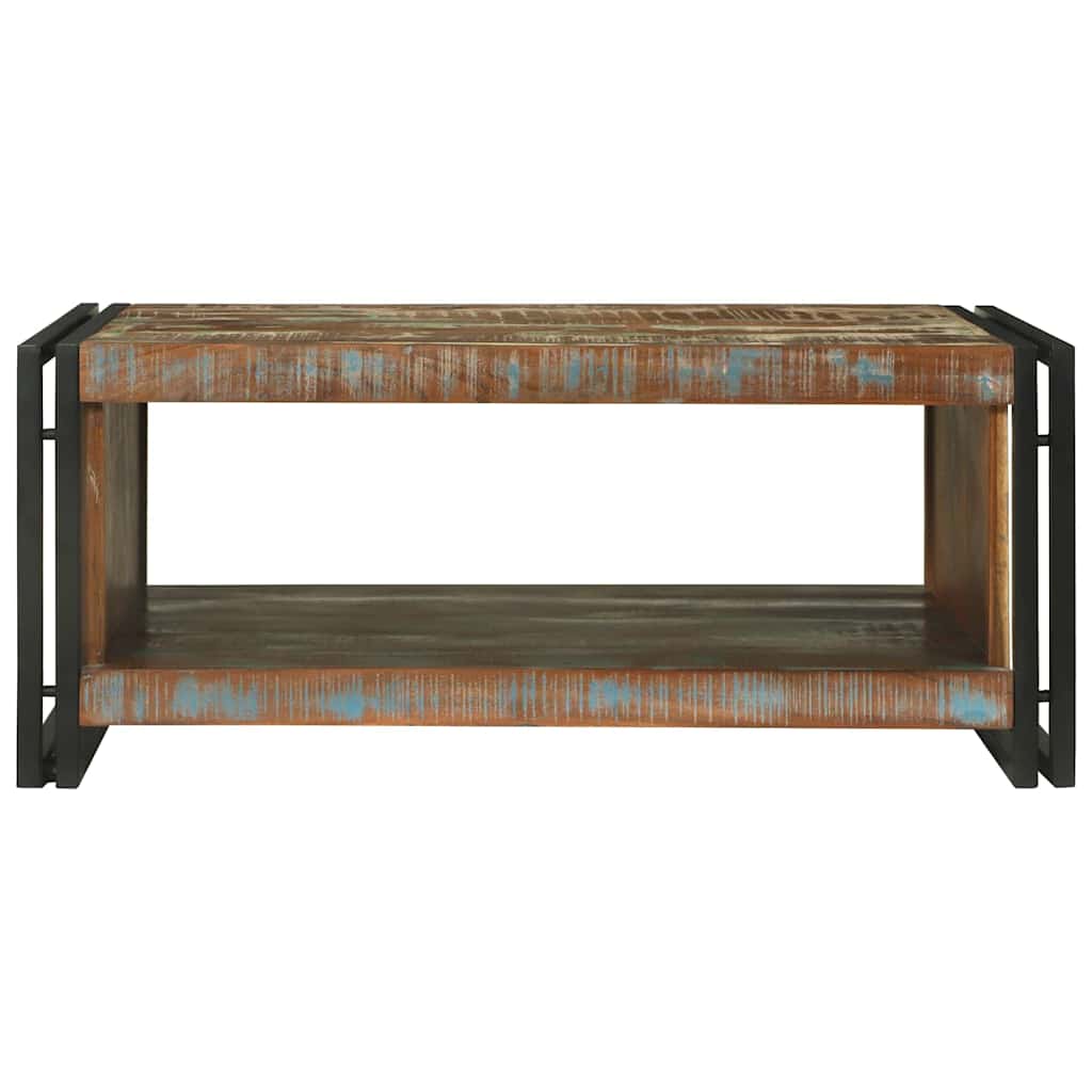 Tavolino da salotto 90 x 50 x 38 cm Legno Recuperato Massello