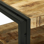 Tavolino da salotto Marrone Legno di mango massello