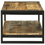Tavolino da salotto Marrone Legno di mango massello