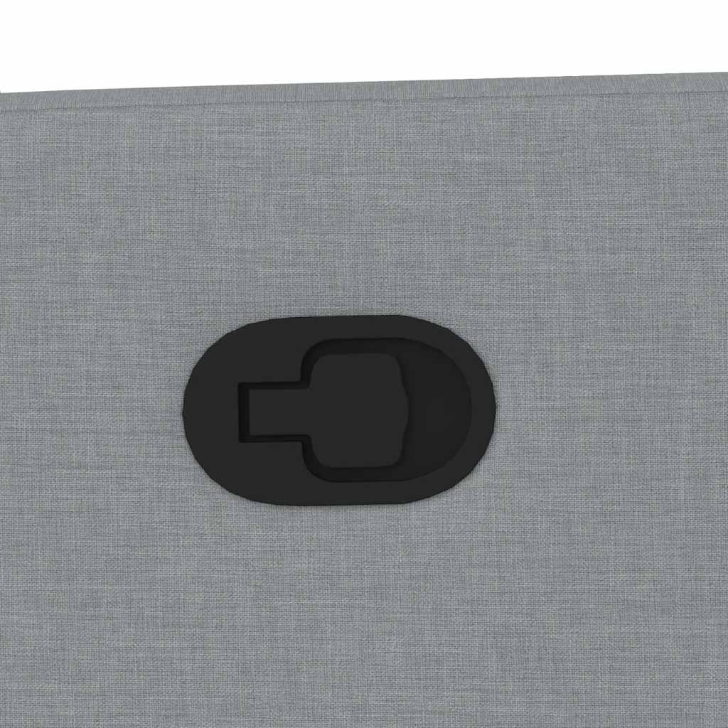 Poltrona Reclinabile in Tessuto Grigio Chiaro