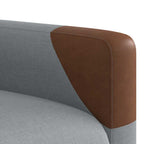 Poltrona Reclinabile in Tessuto Grigio Chiaro