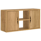 Mobile Porta TV ODDA 79x24x40 cm in Legno Massello di Pino