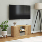 Mobile Porta TV ODDA 79x24x40 cm in Legno Massello di Pino