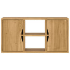 Mobile Porta TV ODDA 79x24x40 cm in Legno Massello di Pino