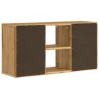 Mobile Porta TV ODDA 79x24x40 cm in Legno Massello di Pino