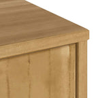 Mobile Porta TV ODDA 79x24x40 cm in Legno Massello di Pino