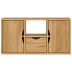 Mobile Porta TV con Cassetto ODDA 79x24x40 cm in Legno di Pino