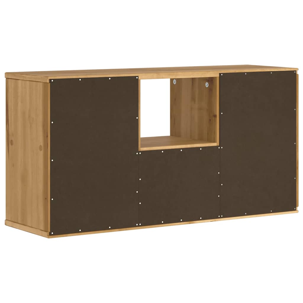 Mobile Porta TV con Cassetto ODDA 79x24x40 cm in Legno di Pino