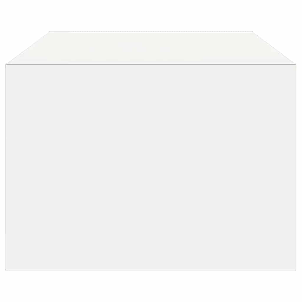 Mobile Porta TV con Luci LED Bianco 100X35,5x25 cm