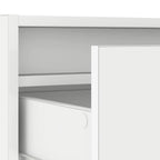 Mobile Porta TV con Luci LED Bianco 100X35,5x25 cm