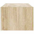 Mobile Porta TV con Luci LED Rovere Sonoma 100X35,5x25 cm