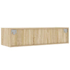 Mobile Porta TV con Luci LED Rovere Sonoma 100X35,5x25 cm