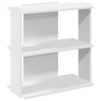Libreria a 3 Ripiani Bianca 60x30x60 cm in Legno Multistrato