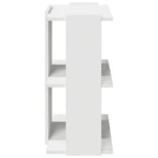 Libreria a 3 Ripiani Bianca 60x30x60 cm in Legno Multistrato