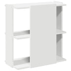 Libreria a 3 Ripiani Bianca 60x30x60 cm in Legno Multistrato