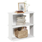 Libreria a 3 Ripiani Bianca 60x30x60 cm in Legno Multistrato