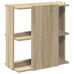 Libreria 3 Ripiani Rovere Sonoma 60x30x60 cm Legno Multistrato