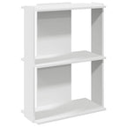 Libreria a 3 Ripiani Bianca 60x30x80 cm in Legno Multistrato