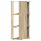 Libreria 3 Ripiani Rovere Sonoma 60x30x120 cm Legno Multistrato