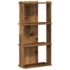 Libreria a 3 Ripiani Legno Vecchio 60x30x120 cm in Truciolato