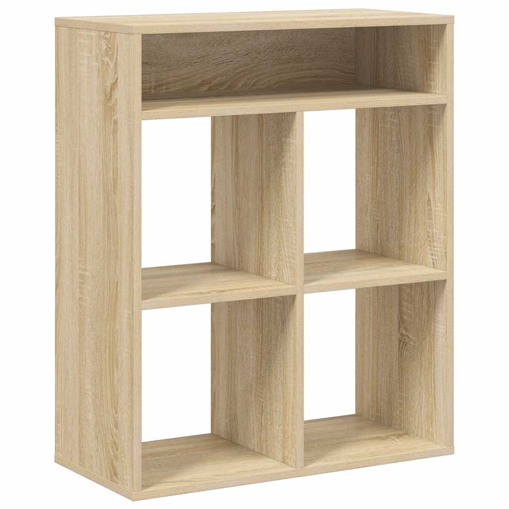 Libreria Rovere Sonoma 66x31x80 cm in Legno Multistrato