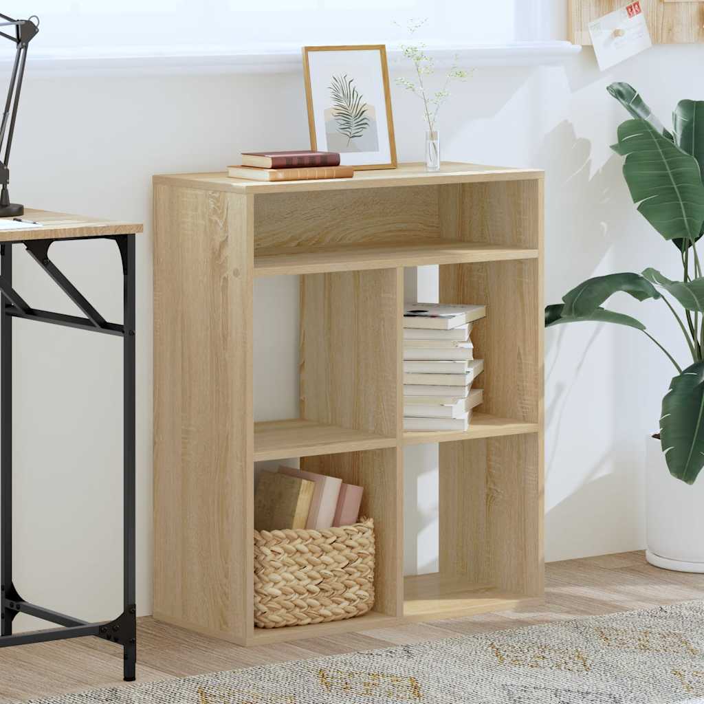 Libreria Rovere Sonoma 66x31x80 cm in Legno Multistrato