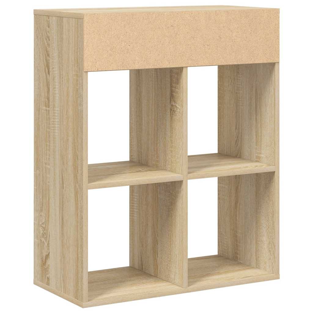 Libreria Rovere Sonoma 66x31x80 cm in Legno Multistrato