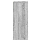 Libreria Grigio Sonoma 66x31x80 cm in Legno Multistrato