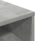Libreria Grigio Cemento 34x31x80 cm in Legno Multistrato