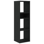 Libreria Nera 34x31x112 cm in Legno Multistrato