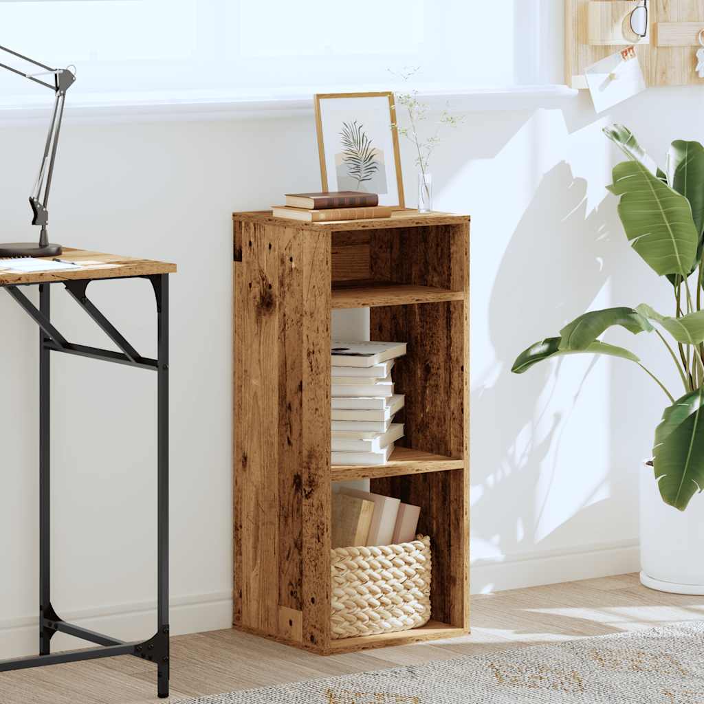 Libreria Legno Antico 34x31x80 cm in Legno Multistrato