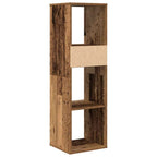 Libreria Legno Antico 34x31x112 cm in Legno Multistrato