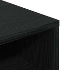 Libreria Nera 34x31x80 cm in Legno Multistrato