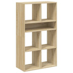Libreria Rovere Sonoma 66x31x112 cm in Legno Multistrato