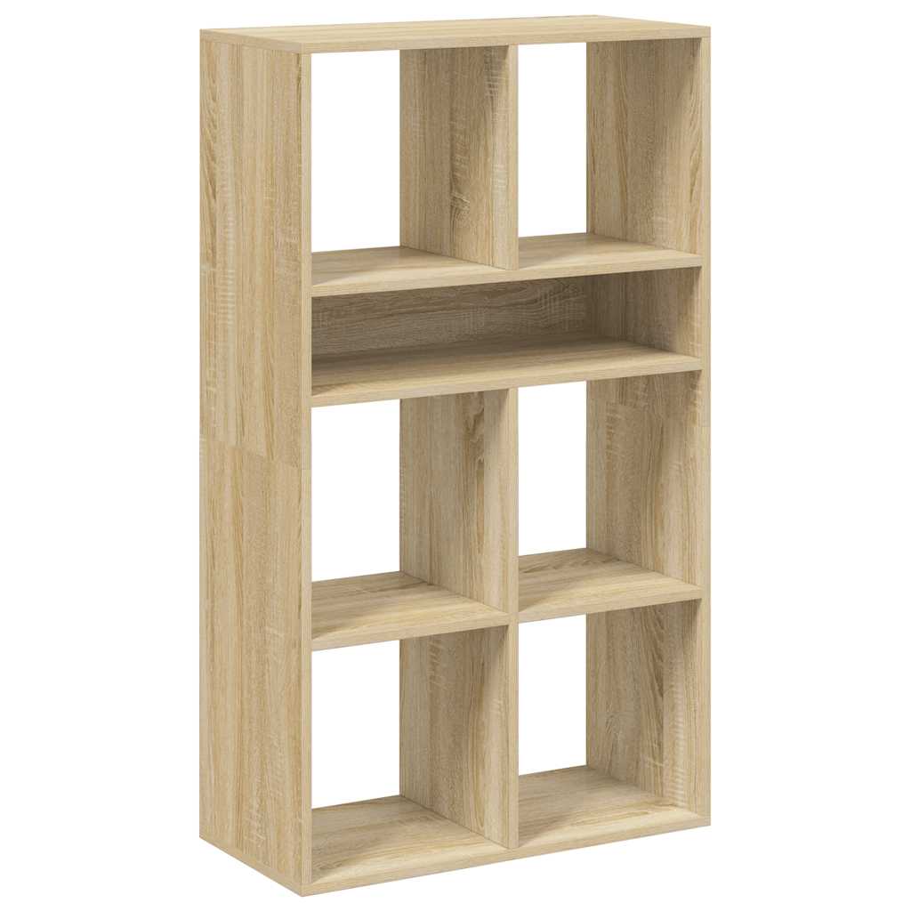 Libreria Rovere Sonoma 66x31x112 cm in Legno Multistrato