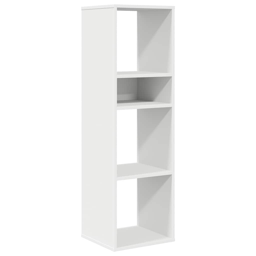 Libreria Bianca 34x31x112 cm in Legno Multistrato