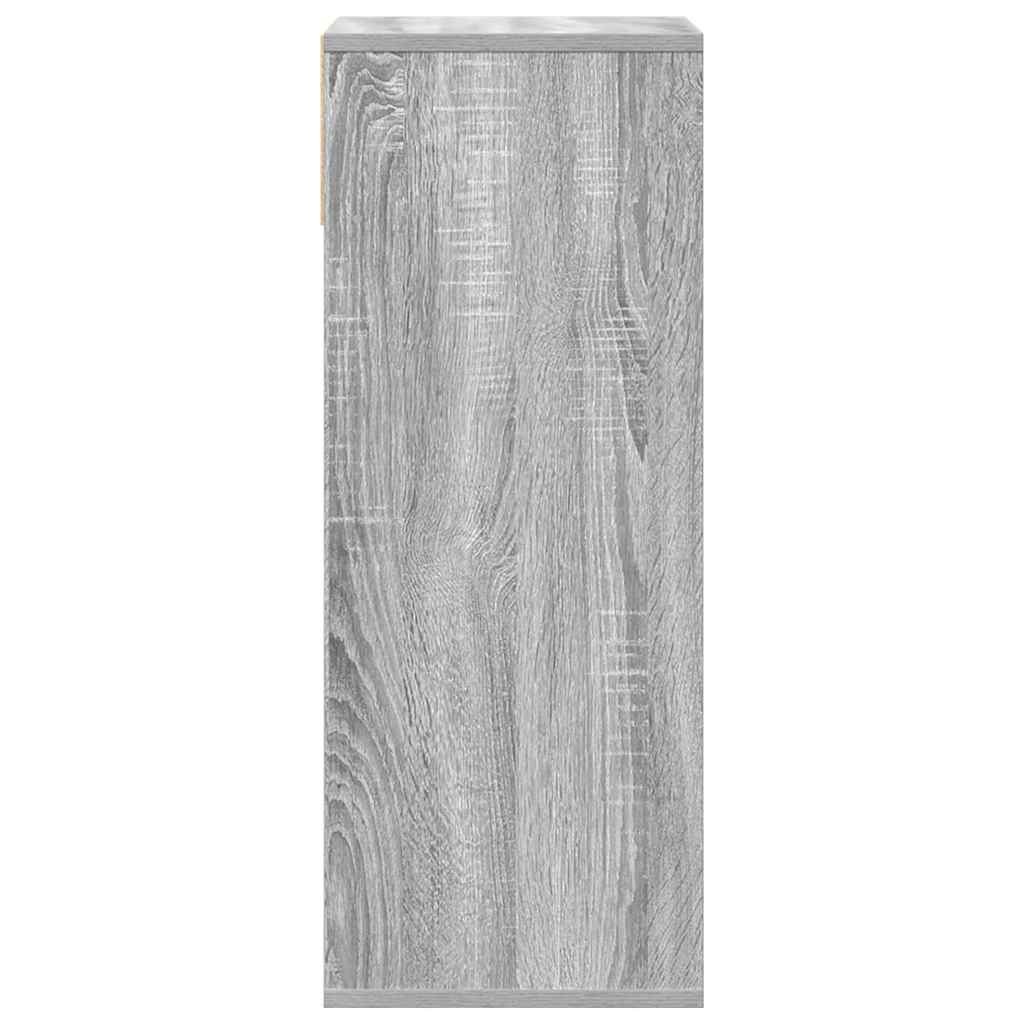 Libreria Grigio Sonoma 34x31x80 cm in Legno Multistrato