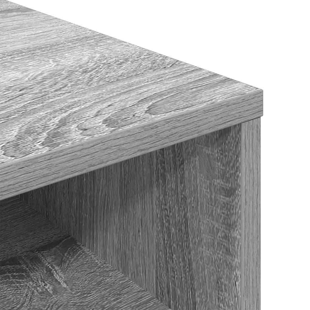 Libreria Grigio Sonoma 34x31x80 cm in Legno Multistrato