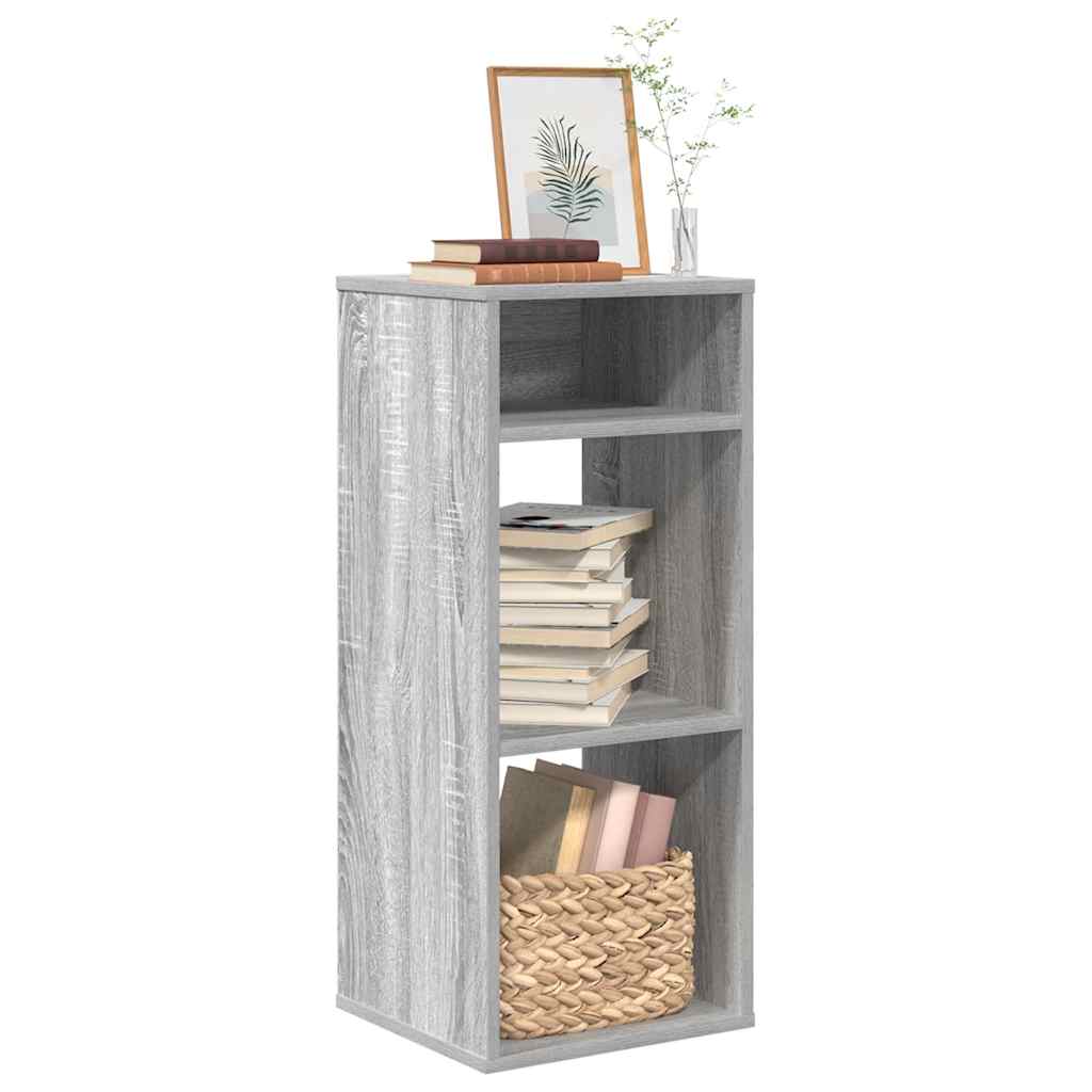 Libreria Grigio Sonoma 34x31x80 cm in Legno Multistrato