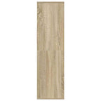Libreria Rovere Sonoma 34x31x112 cm in Legno Multistrato