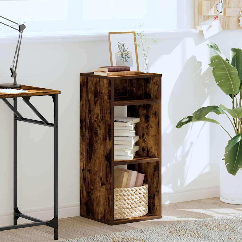 Libreria Rovere Fumo 34x31x80 cm in Legno Multistrato