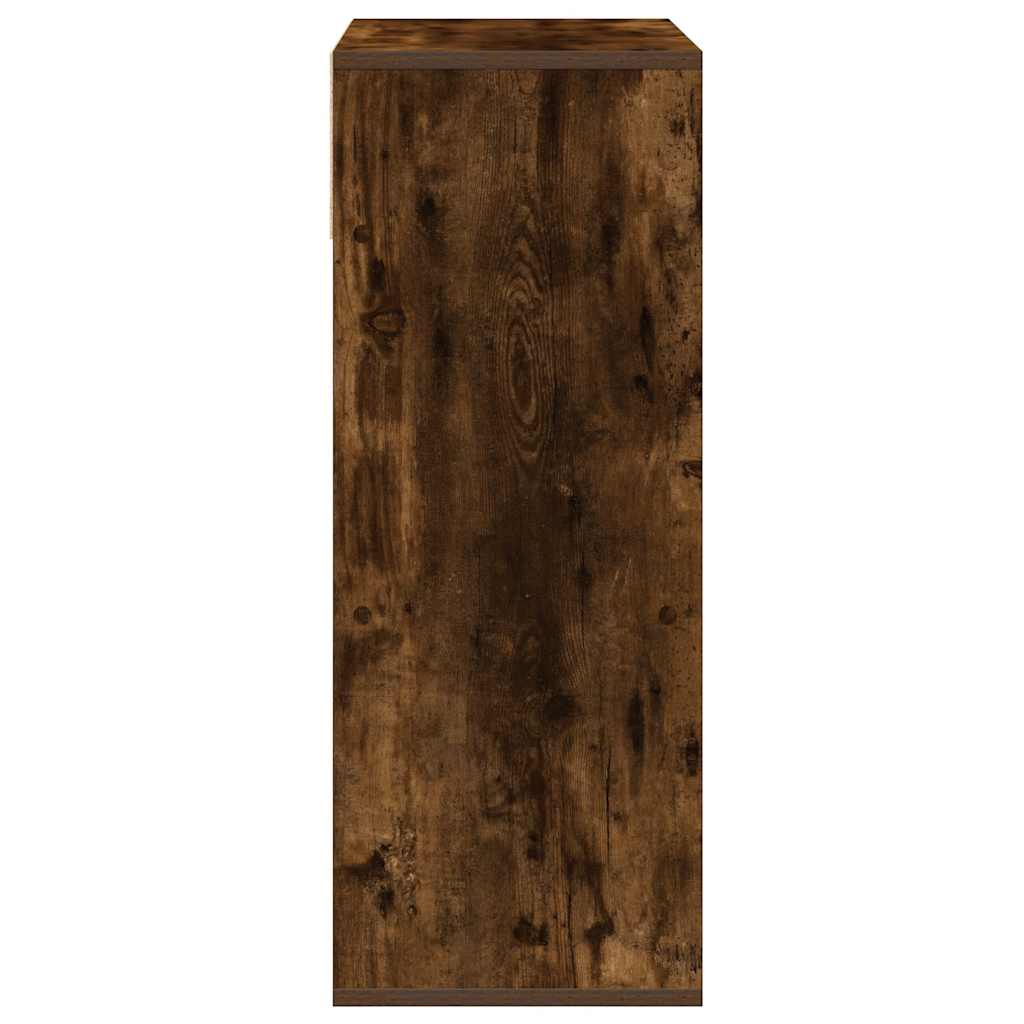 Libreria Rovere Fumo 66x31x80 cm in Legno Multistrato