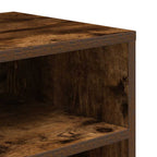 Libreria Rovere Fumo 66x31x80 cm in Legno Multistrato