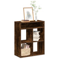 Libreria Rovere Fumo 66x31x80 cm in Legno Multistrato